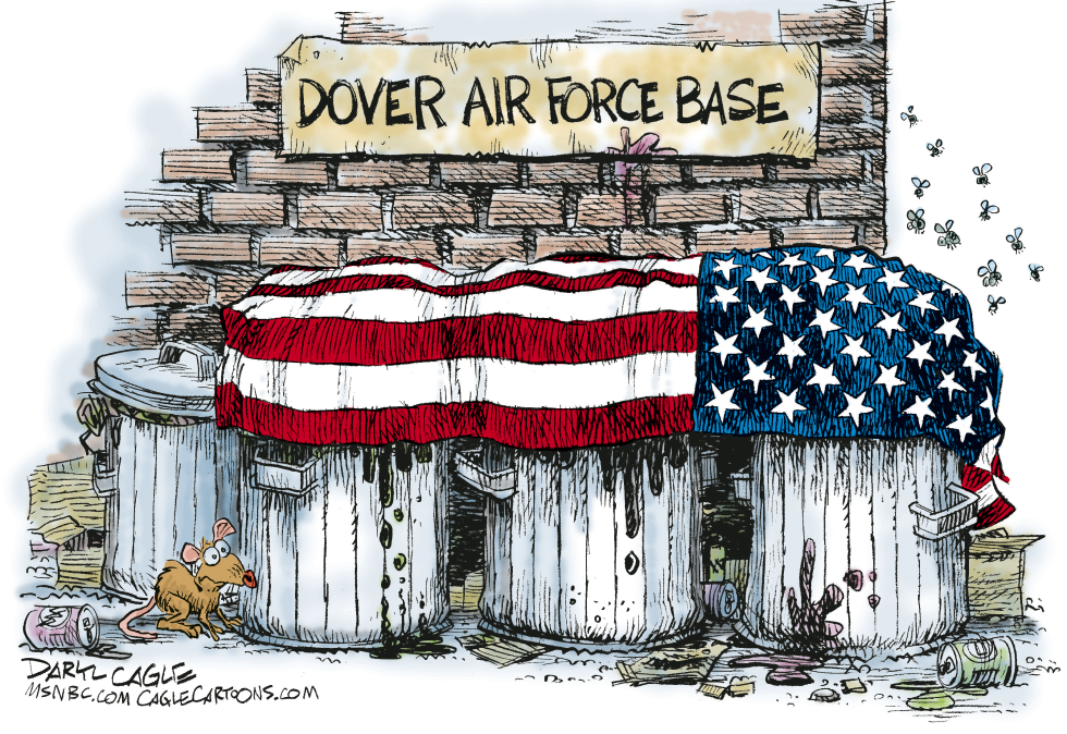 DOVER AFB MORTUARY SCANDAL  by Daryl Cagle