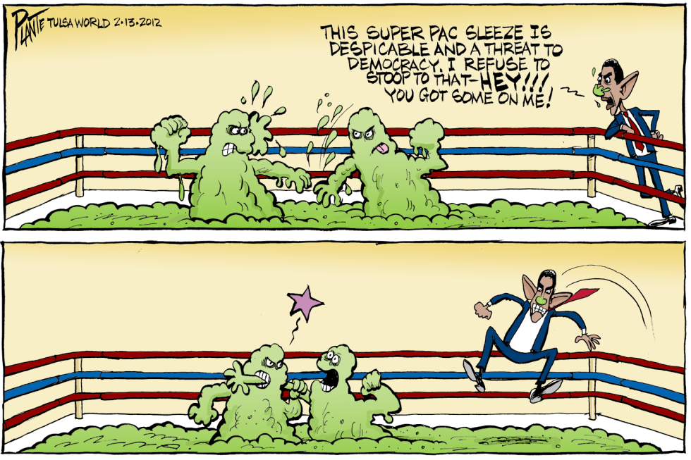 SUPER PAC SLEEZE by Bruce Plante