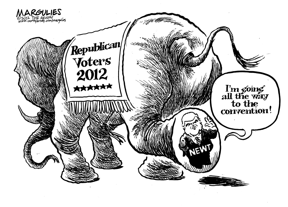 NEWT GINGRICH CANDIDACY by Jimmy Margulies