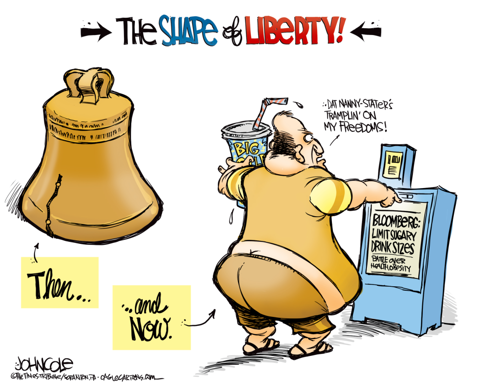 SUGARY DRINKS AND LIBERTY  by John Cole