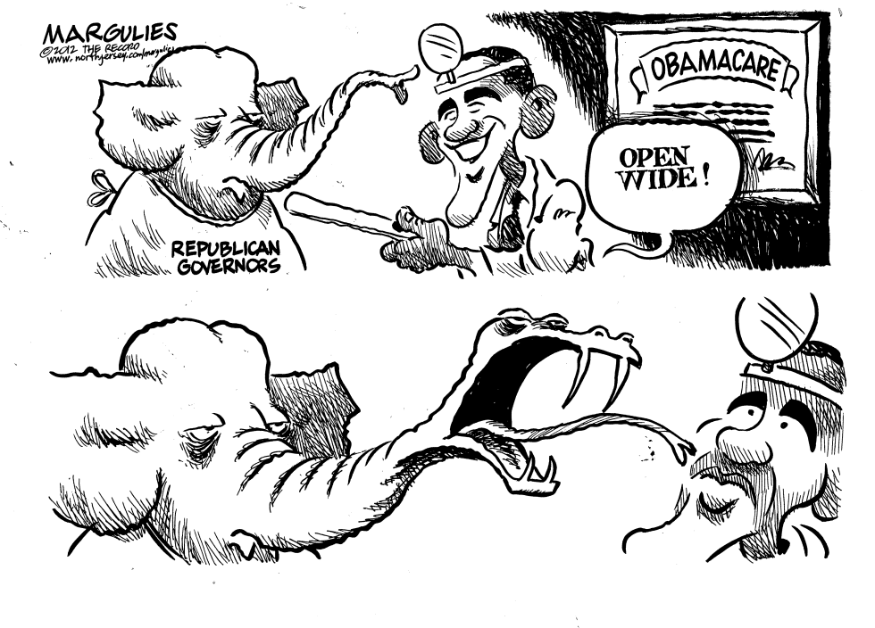 REPUBLICAN GOVERNORS AND OBAMACARE by Jimmy Margulies