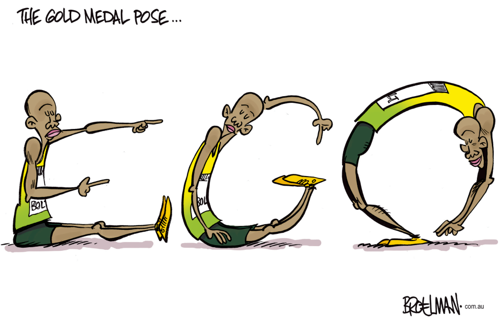 USAIN BOLT AT THE OLYMPICS by Peter Broelman