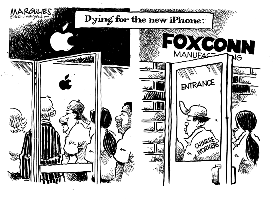 DYING FOR THE NEW IPHONE by Jimmy Margulies