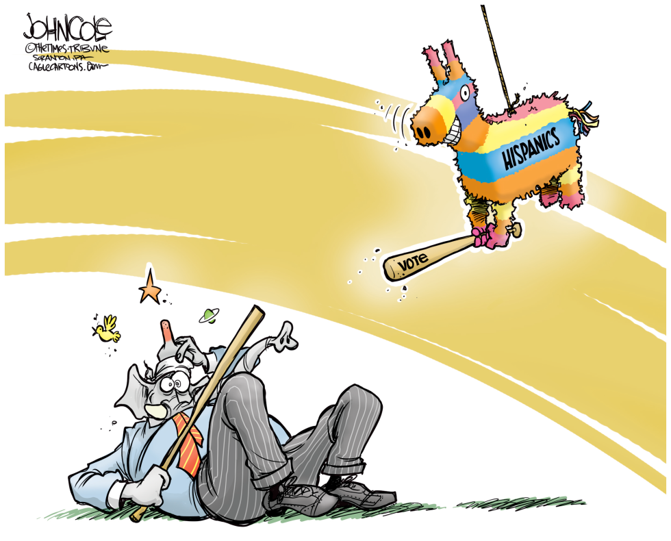 GOP AND THE PIñATA - by John Cole