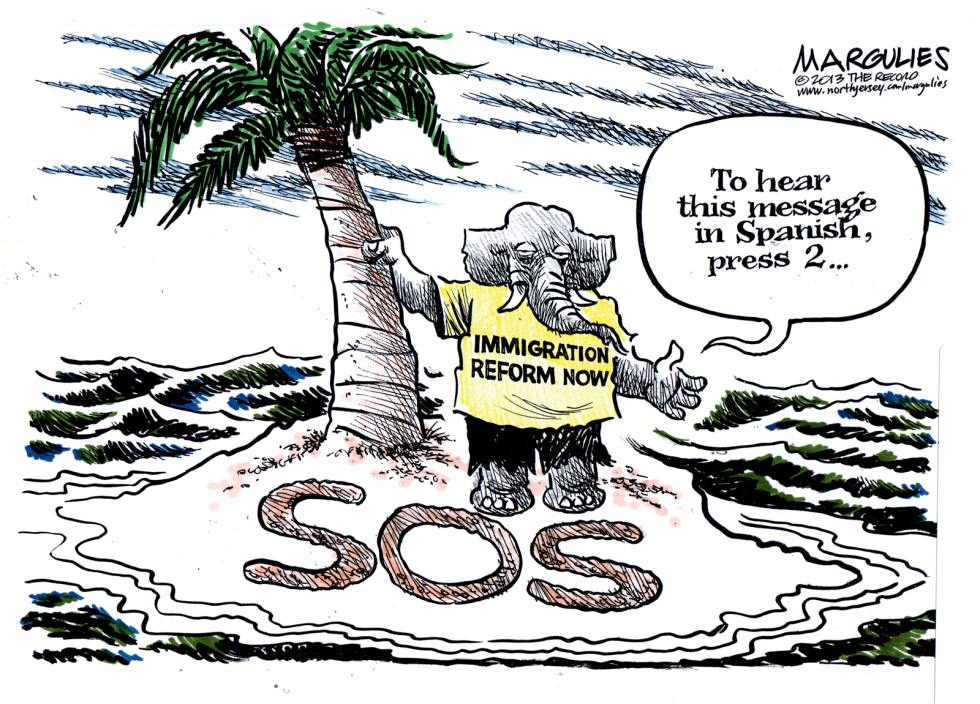 REPUBLICANS AND IMMIGRATION REFORM  by Jimmy Margulies