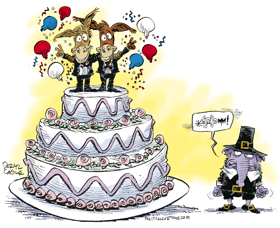 DOMA AND GAY MARRIAGE SCOTUS VICTORY by Daryl Cagle