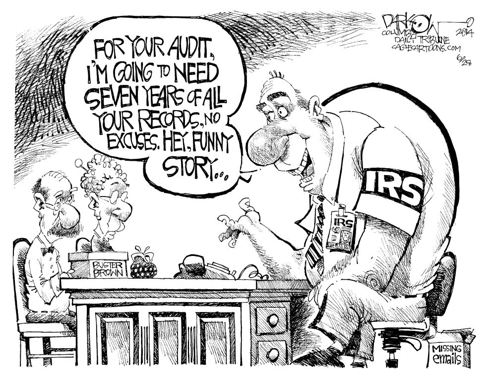 IRS MISSING EMAILS by John Darkow