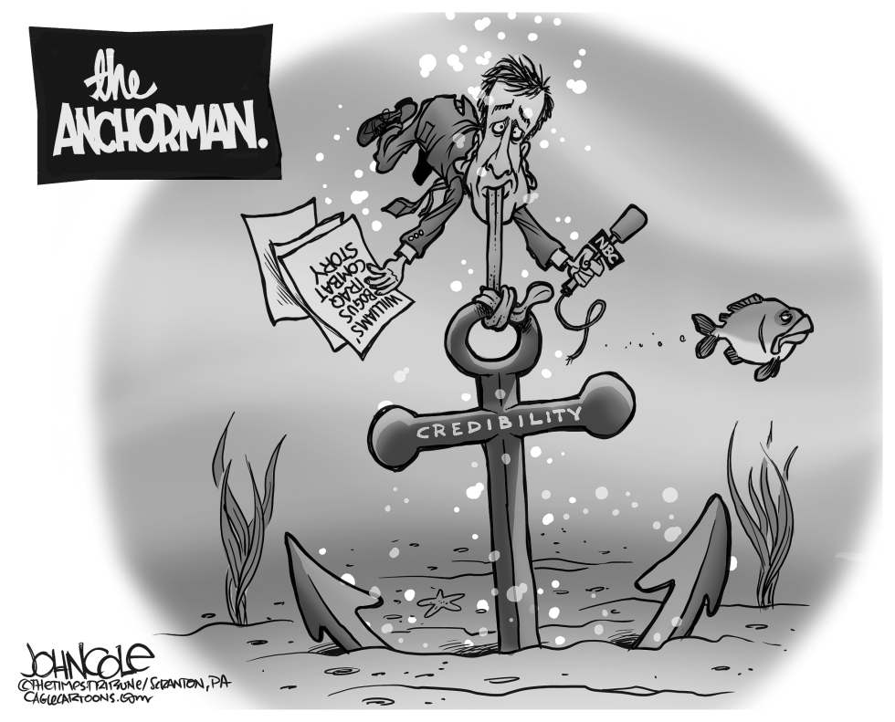 THE ANCHORMAN BW by John Cole