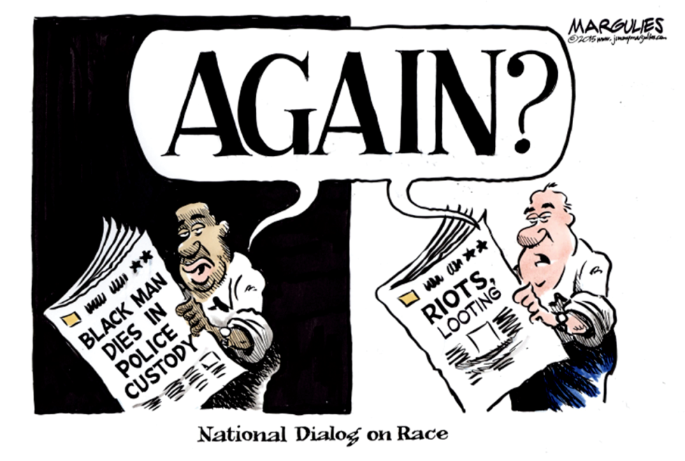 NATIONAL DIALOG ON RACE  by Jimmy Margulies