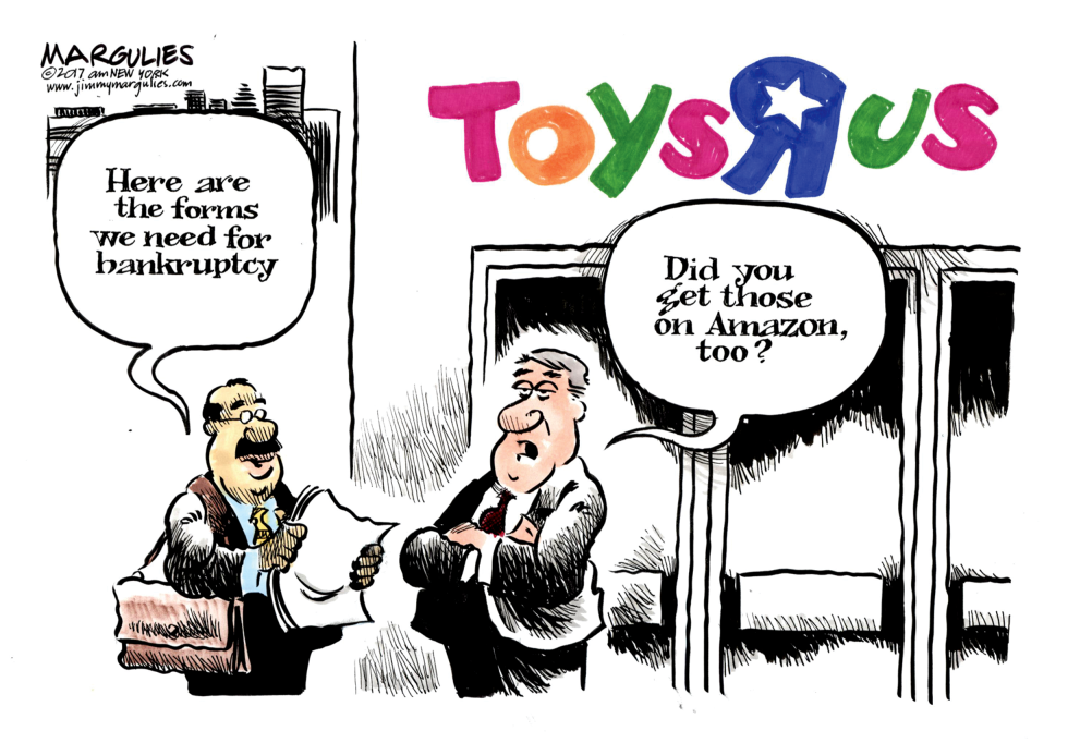 TOYS'R'US BANKRUPTCY  by Jimmy Margulies