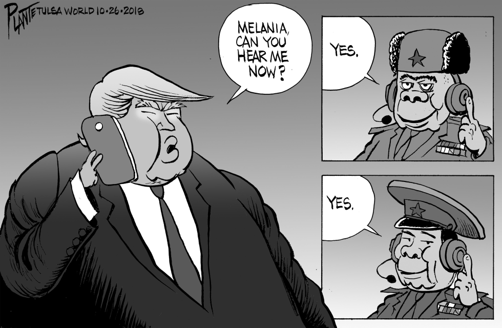 TRUMP'S PHONE by Bruce Plante