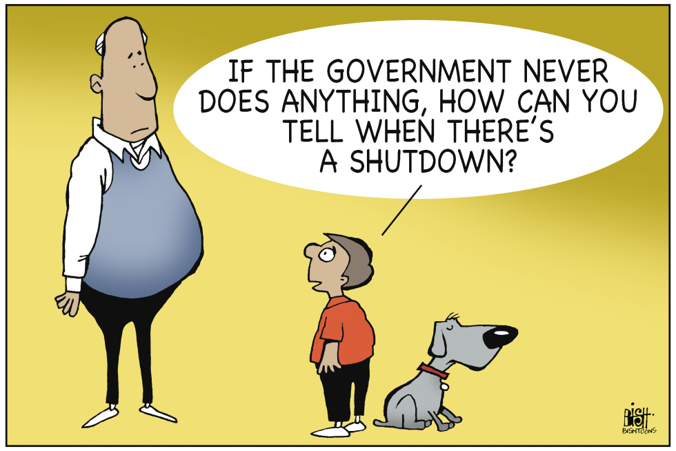 GOVERNMENT SHUTDOWN by Randy Bish