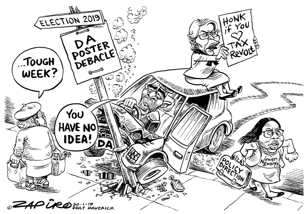 DA POSTER DEBACLE by Zapiro