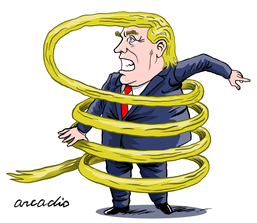 THE COMPLICATED POLICIES OF TRUMP by Arcadio Esquivel