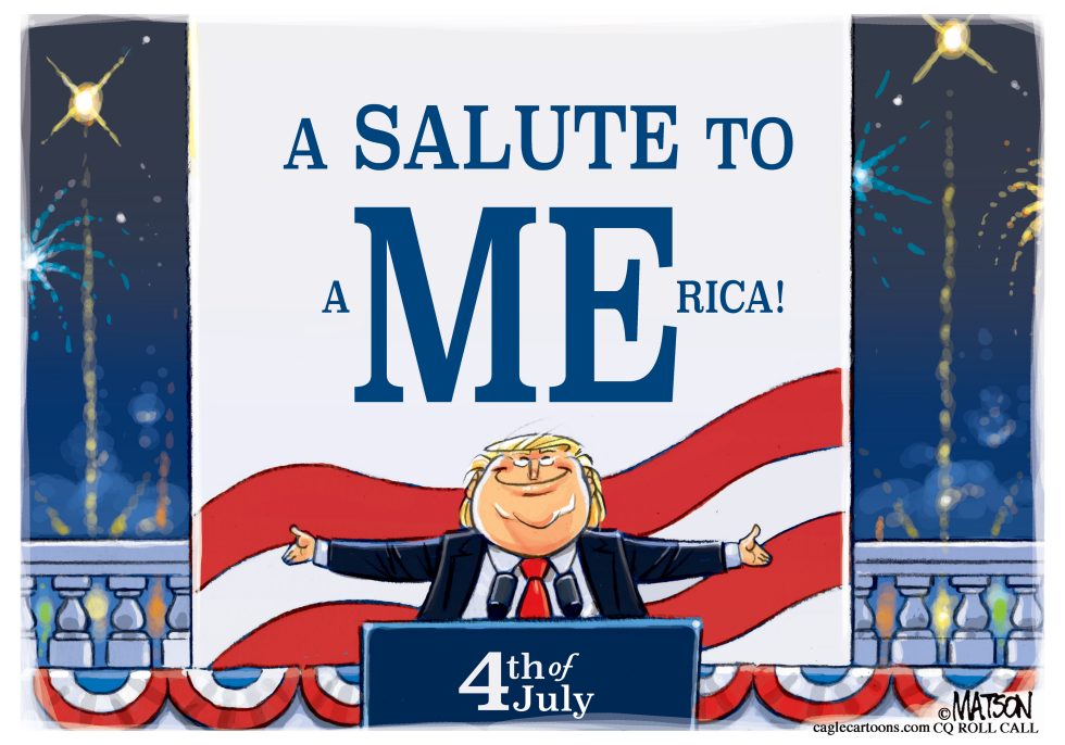 4TH OF JULY TRUMP SALUTE by R.J. Matson