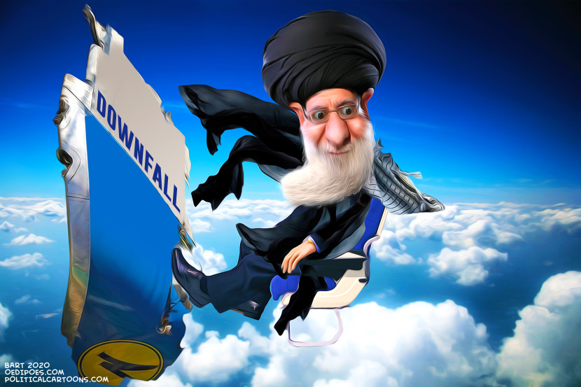 Downfall Khamenei by Bart van Leeuwen
