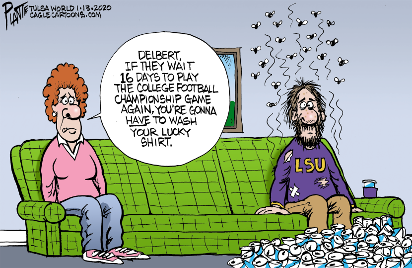 NCAA National Championship by Bruce Plante