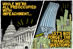 WHILE YOU WERE WATCHING THE IMPEACHMENT by Monte Wolverton