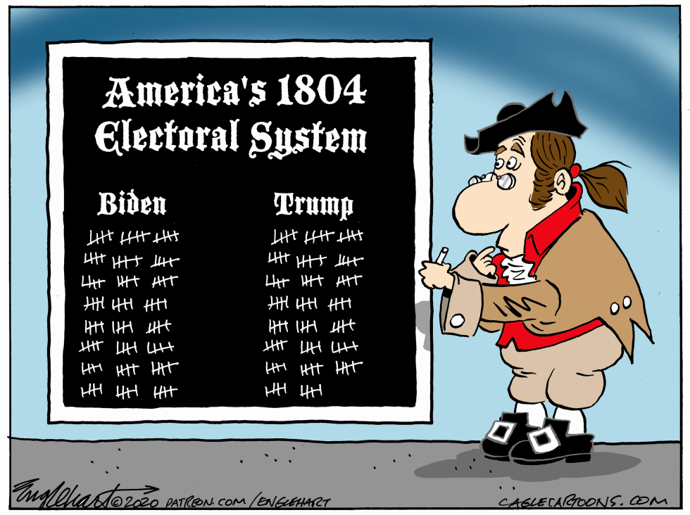 ELECTORAL COLLEGE SYSTEM by Bob Englehart