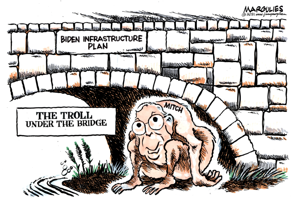 THE TROLL UNDER THE BRIDGE by Jimmy Margulies