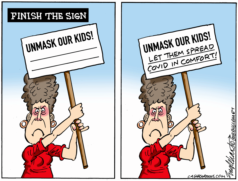 KIDS ON THE FRONT LINES by Bob Englehart