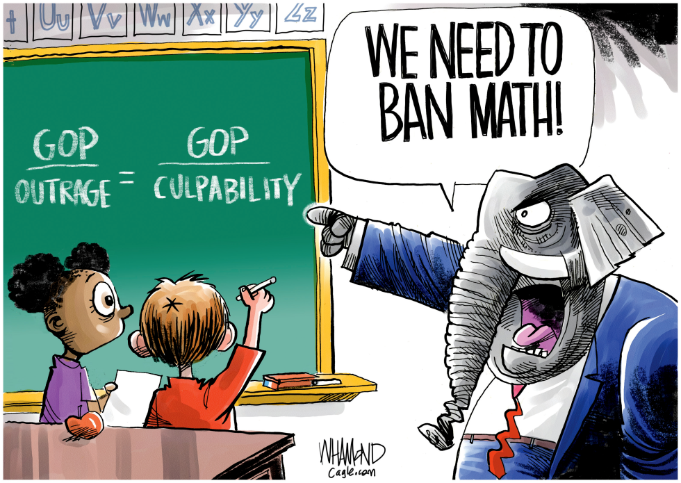 GOP OUTRAGE by Dave Whamond