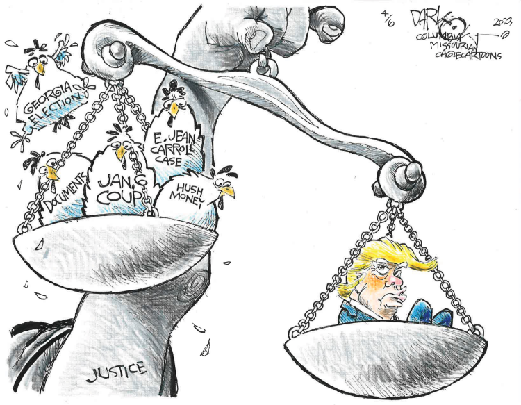 Checks And Balances Cartoon Scale