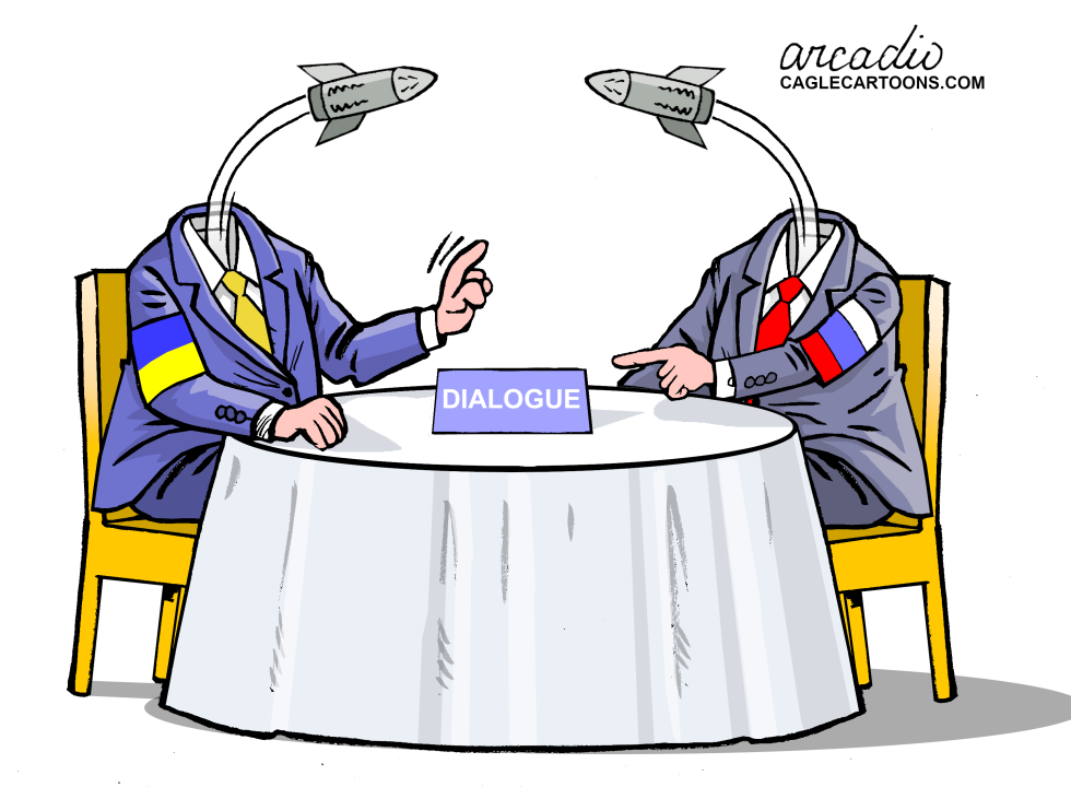 DIALOGUE WITHOUT HEADS. by Arcadio Esquivel