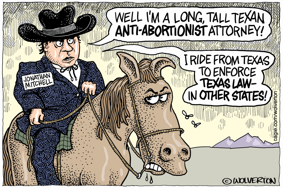TEXAS ABORTION EXTORTION by Monte Wolverton