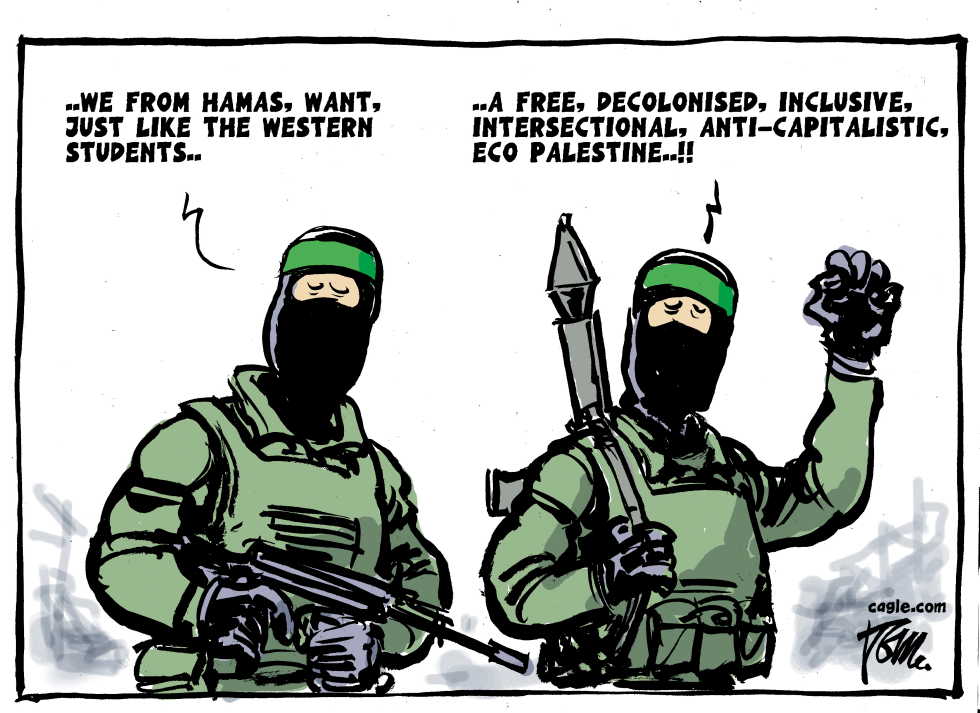 HAMAS AND PROTESTS by Tom Janssen
