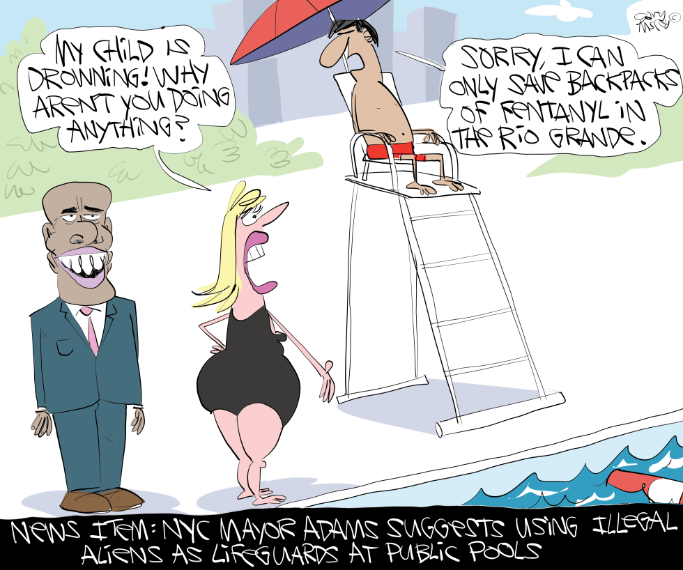 ILLEGAL ALIEN LIFEGUARDS by Gary McCoy