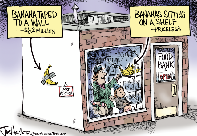 It's Bananas by Joe Heller, PoliticalCartoons.com