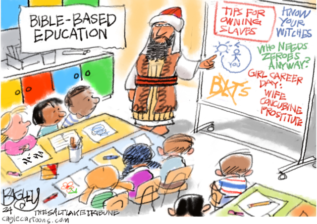 Bible Education by Pat Bagley, The Salt Lake Tribune, UT