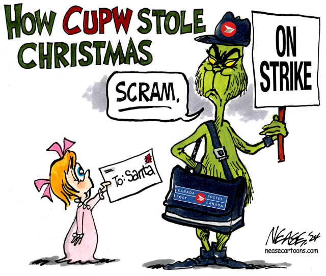 CUPW Xmas by Steve Nease, Freelance