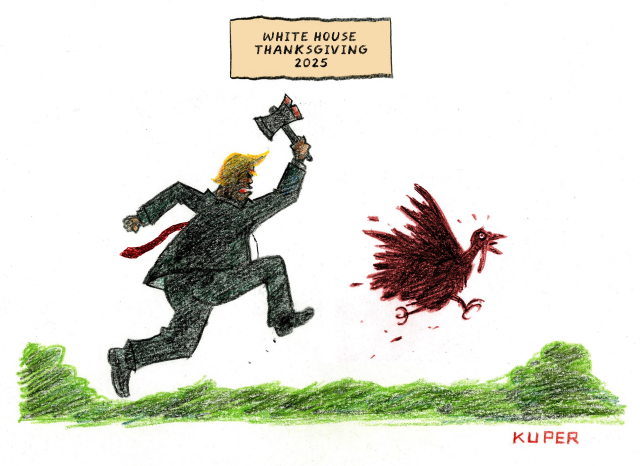 Trump's Plans for Retribution by Peter Kuper, PoliticalCartoons.com