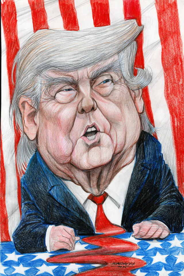 Donald Trump by Petar Pismestrovic, Kleine Zeitung, Austria