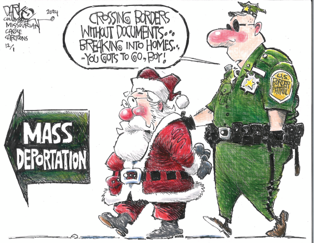 Mass deportation by John Darkow, Columbia Missourian