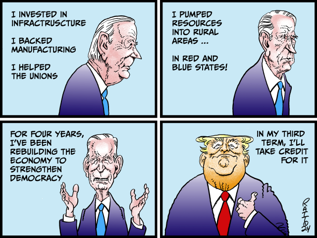 Last thoughts on Bidenomics by Ratt, PoliticalCartoons.com