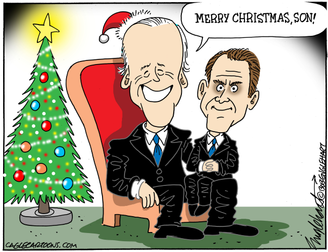 President Biden Pardons His Son by Bob Englehart, PoliticalCartoons.com