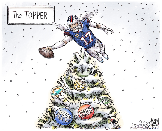 Bills AFC East Champs by Adam Zyglis, The Buffalo News, NY