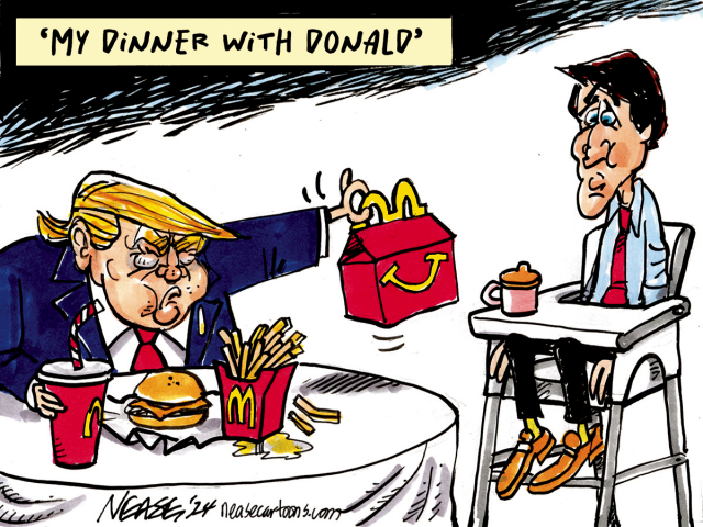 Trump Dinner by Steve Nease, Freelance