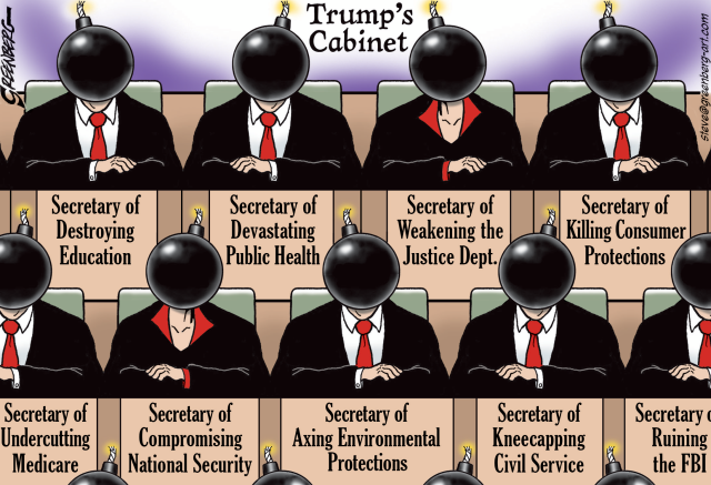 Trump Cabinet by Steve Greenberg, Freelance