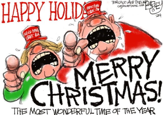 Season’s Greetings by Pat Bagley, The Salt Lake Tribune, UT