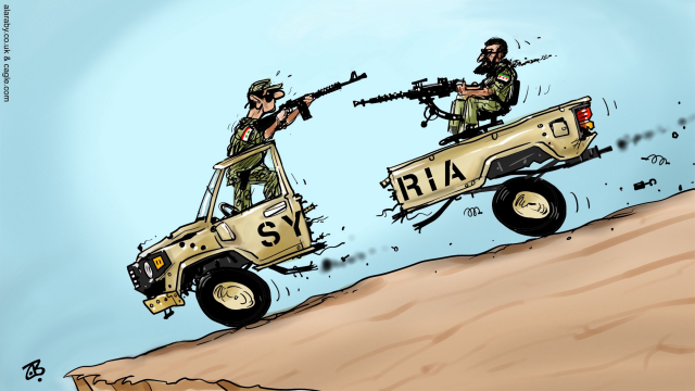 Syria Crisis Assad Opposition Militia Aleppo Abys by Emad Hajjaj, Alaraby Aljadeed newspaper , London