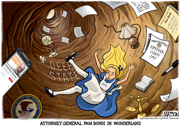 Bondi Falls Down Epstein Conspiracy Rabbit Hole
