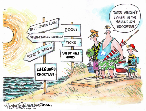 Vacation beach issues