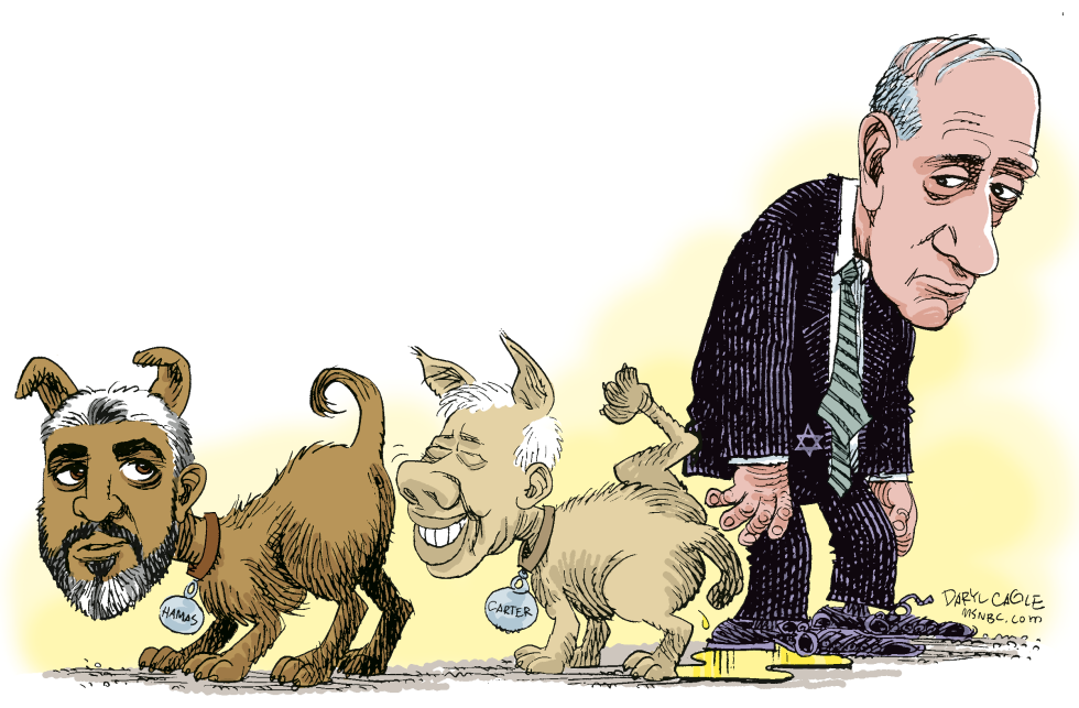 CARTER AND HAMAS  by Daryl Cagle