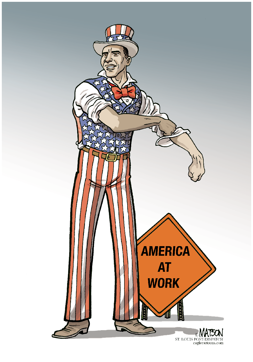 AMERICA AT WORK- by R.J. Matson