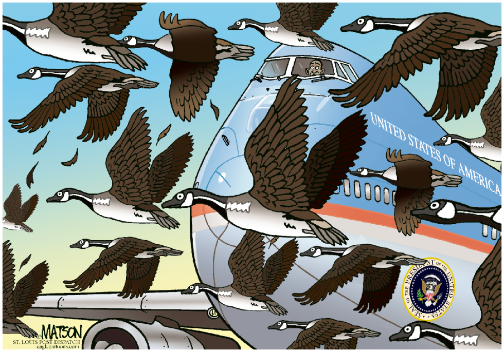 THE OBAMA ADMINISTRATION TAKES OFF- by R.J. Matson