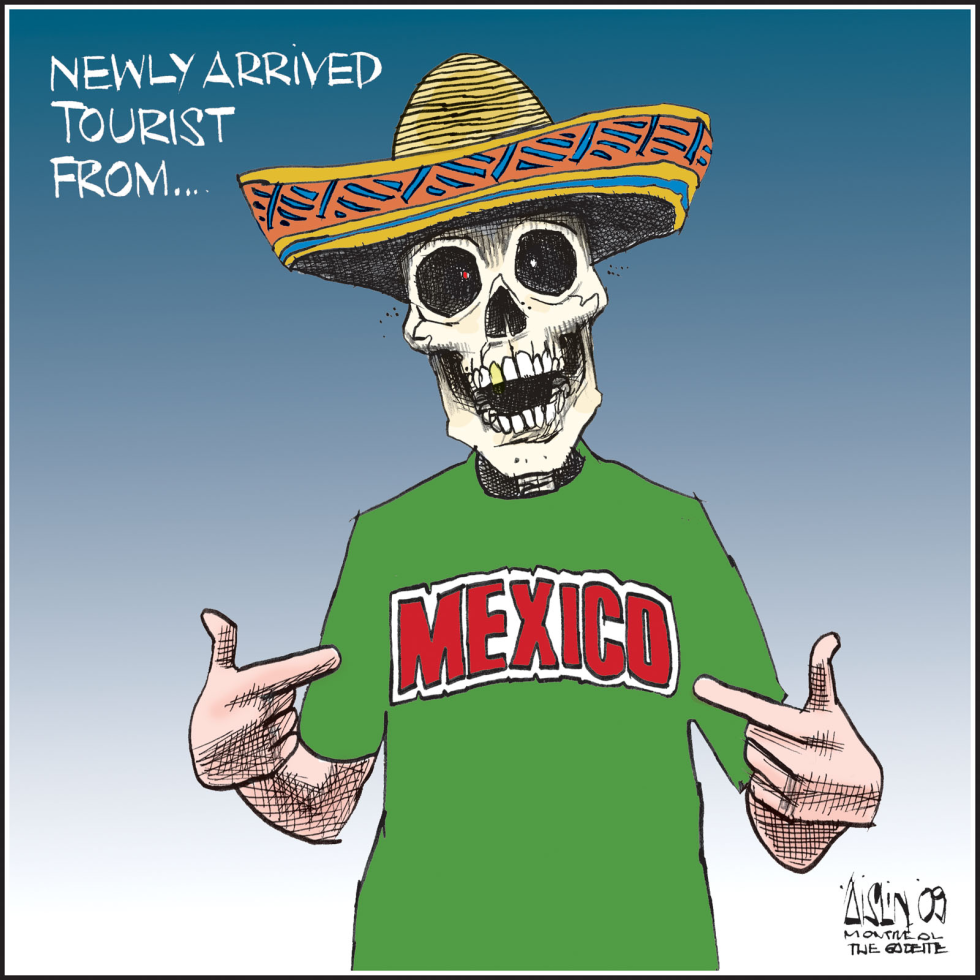 TOURIST FROM MEXICO by Terry Mosher